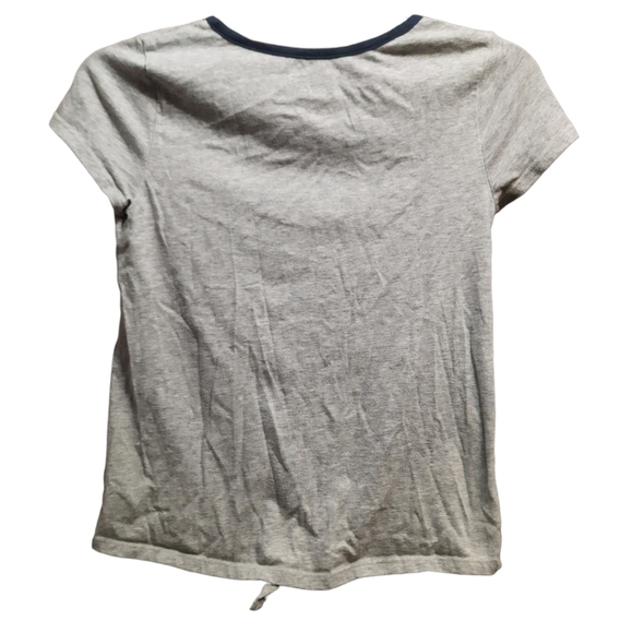 Justice Girls Gray Tee Shirt Size Medium - Picture 3 of 5